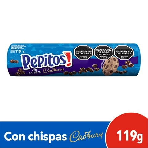 Galletitas Pepitos 119 gr con Chispas Cadbury