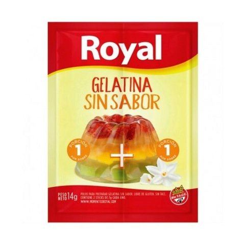 Gelatina Sin Sabor Royal 14 gr