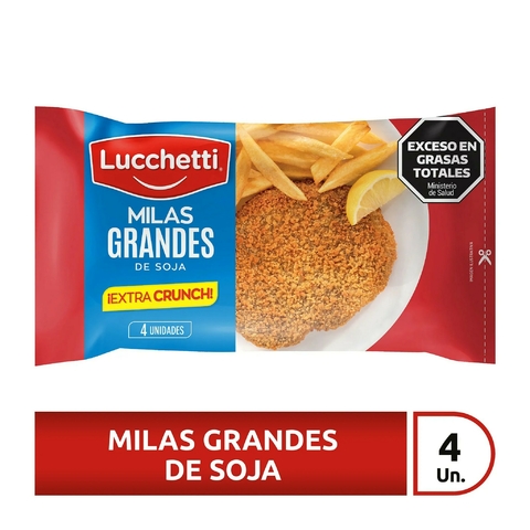 Milanesas de Soja Lucchetti 560 gr +Grandes