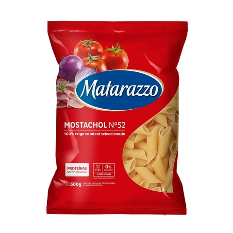 Fideos Matarazzo 500 gr Mostachol Nº52