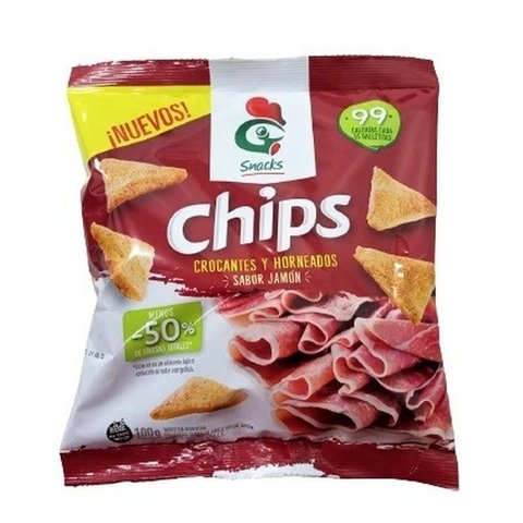 Snacks Chips Gallo 100 gr sin TACC Jamon