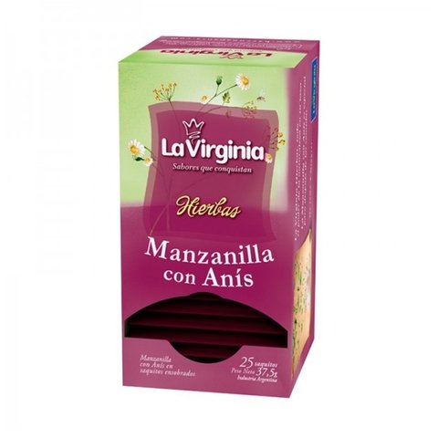 Te La Virginia Manzanilla con Anis MC 25 x 1.5 gr