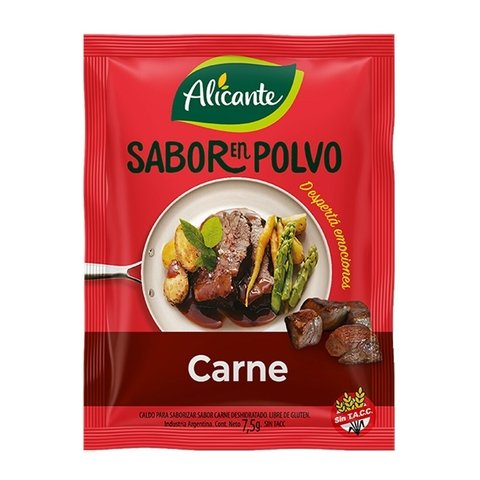 Sabor Polvo Alicante 7.5 gr Carne Sin TACC
