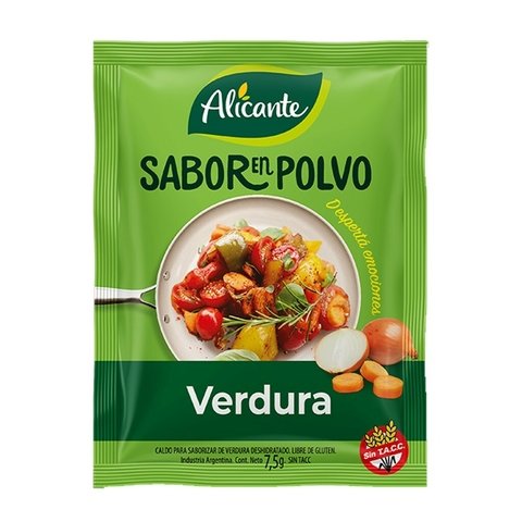 Sabor Polvo Alicante 7.5 gr Verdura Sin TACC
