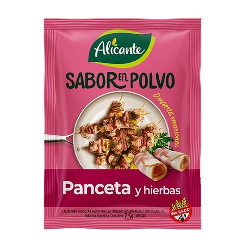 Sabor Polvo Alicante 7.5 gr Panceta Hierbas Sin TACC