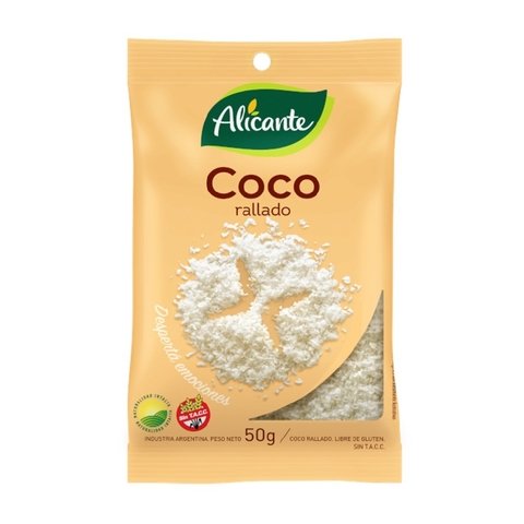 Coco Rallado Alicante 50 gr sin TACC