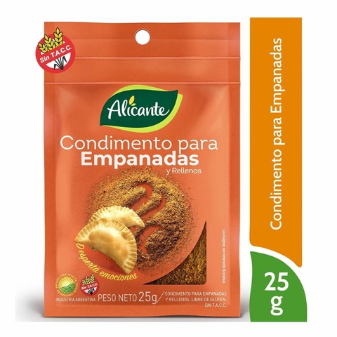 Condimento Empanadas Alicante 25 gr Sin TACC