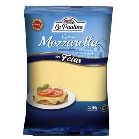 Mozzarella La Paulina en Fetas 180 gr