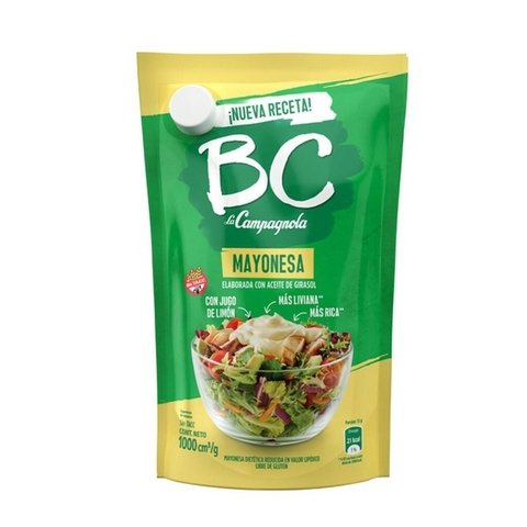 Mayonesa BC 1 kg +Rica Doy Pack