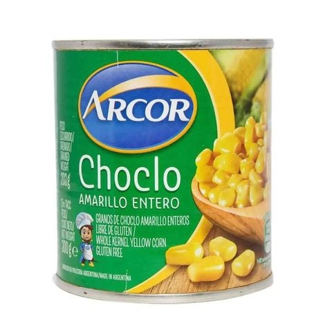Choclo Arcor 320 gr Amarillo Grano