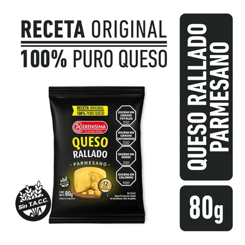 Queso Rallado Parmesano La Serenisima 80 gr