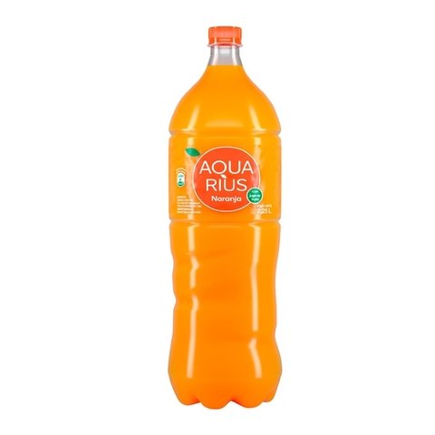 Agua Aquarius 2.25 litros Naranja