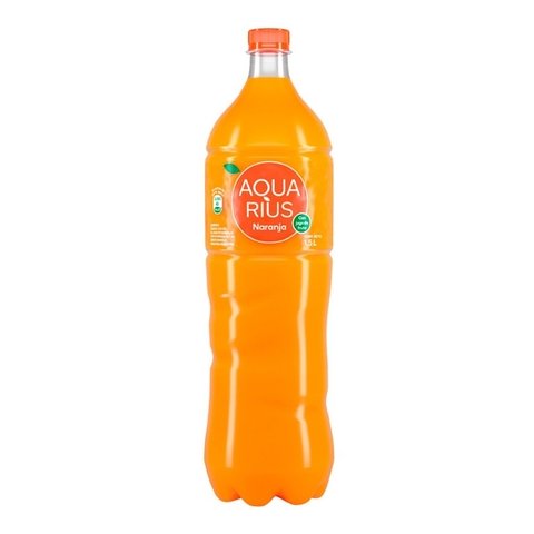 Agua Aquarius 1.5 litros Naranja