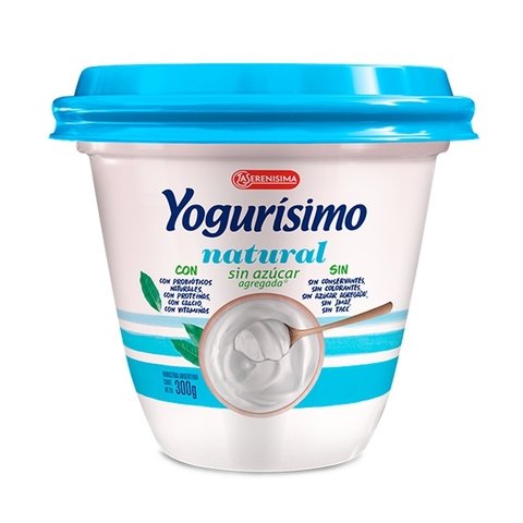 Yogurisimo 300 gr Natural sin Azucar