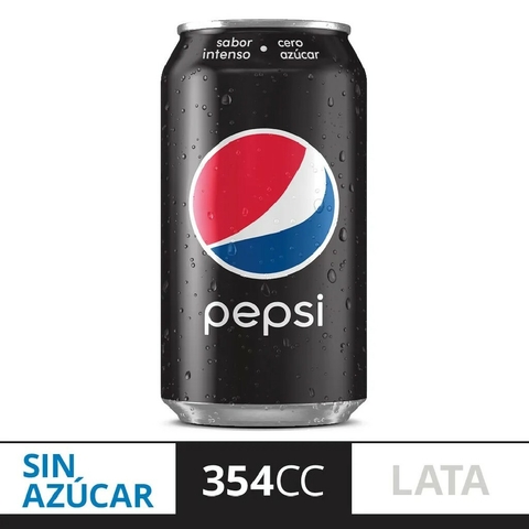 Gaseosa Pepsi 354 ml Black