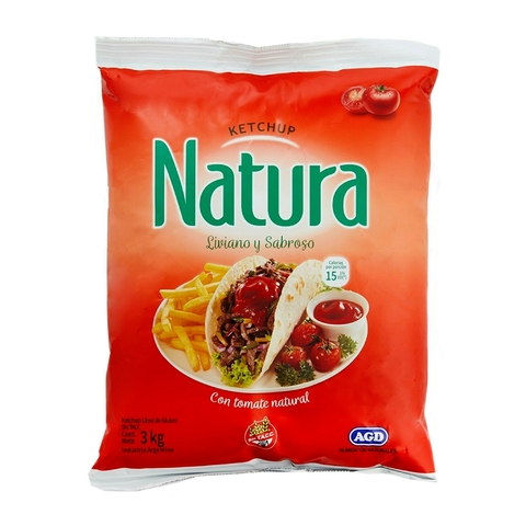 Ketchup Natura 3 Kilos Bolsa