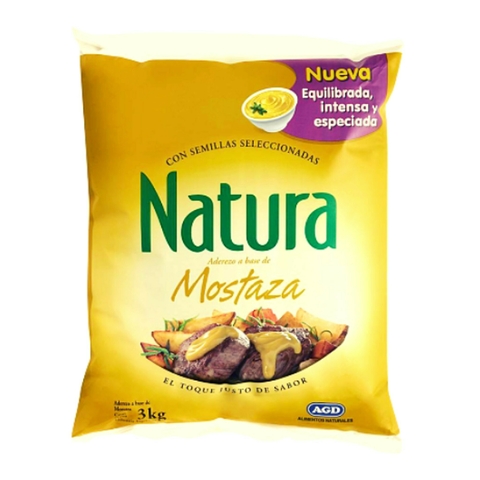 Mostaza Natura 3 kg Bolsa