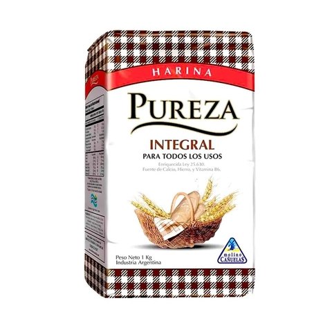 Harina Pureza 1 kg Integral