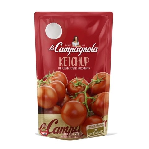 Ketchup La Campagnola 250 gr Doy Pack