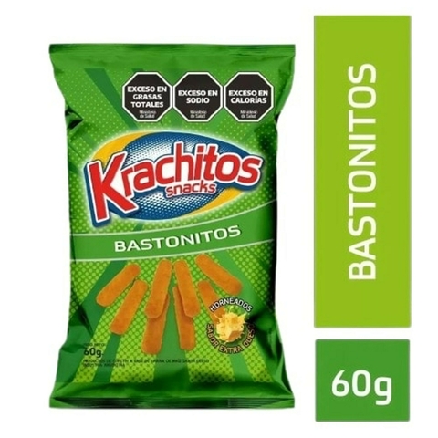 Bastoncitos Krachitos 60 gr Queso