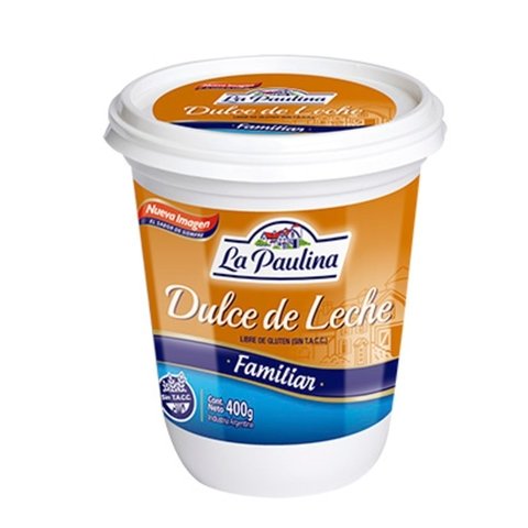 Dulce de Leche< Paulina > 400 gr Familiar