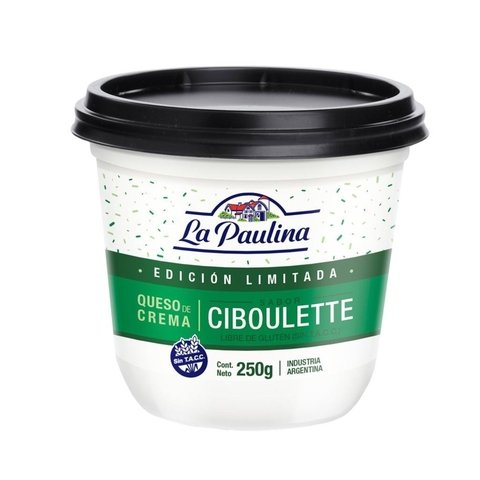 Queso Crema< Paulina > 250 gr Ciboulette