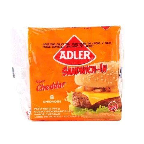 Queso< Adler > 144 gr Cheddar Feteado