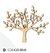 Fibrofácil árbol c/base art 0040. Artística Las Perlas