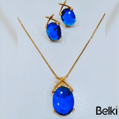 Conjunto Cristal Azul