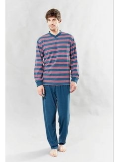 Pijama de hombre manga larga de algodón - PRIMUS 256