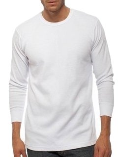 Camiseta de hombre de interlock cuello redondo manga larga - HABANNO 505