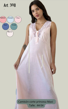 Camisón corte princesa Maxi - BARBIZON 308