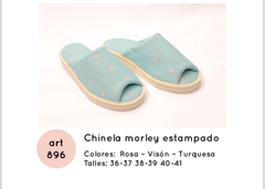 Chinela de morley estampada - POEMA 896