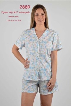 Pijama de algodón manga corta estampado - NORALE 2889
