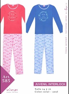 Pijama juvenil Love is in the air - NINA 585
