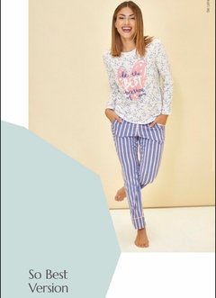 Pijama de viscosa SO BEST - So Pink 11623 - comprar online
