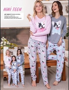 Pijama de modal y pantalon sublimado NINI - BIANCA SECRETA 22201