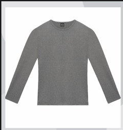 Camiseta térmica de hombre gris jaspeada - YAGO 44