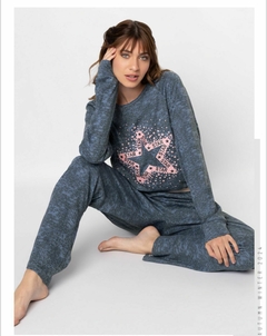 Pijama de algodón con poliester - SO PINK 11706 - comprar online