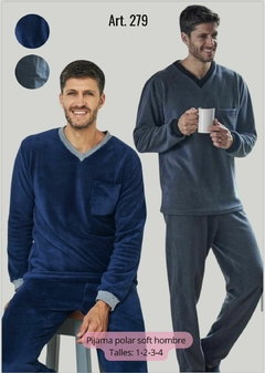 Pijama polar soft hombre - BARBIZON 279