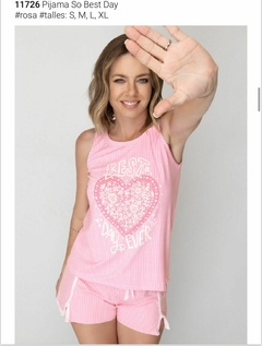 Pijama "So best day " - SO PINK 11726