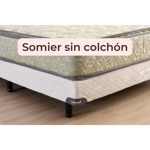 Conjunto de Colchón y Somier King size (200x200 CM) Premium de Litoral