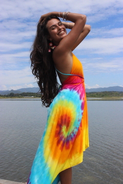 Vestido Summer Tieye Arco Iris na internet