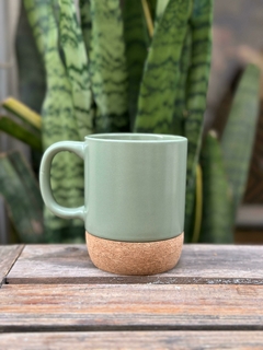 Taza Verde Corcho