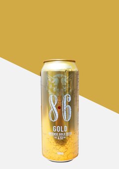 Cerveza Rubia Gold Holandesa 8.6 Lata 500 cc