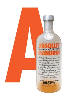 Vodka Absolut Mandarina 750 cc (Suecia)