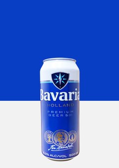 Cerveza Rubia Holandesa Bavaria Lata 500 cc