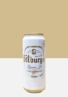 Cerveza Rubia Alemana Bitburger Lata 500 cc