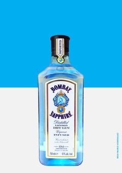 Gin Inglés Bombay 750 cc