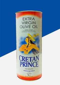 Aceite de Oliva Extra Virgen Griego Cretan Prince Lata 1 litro